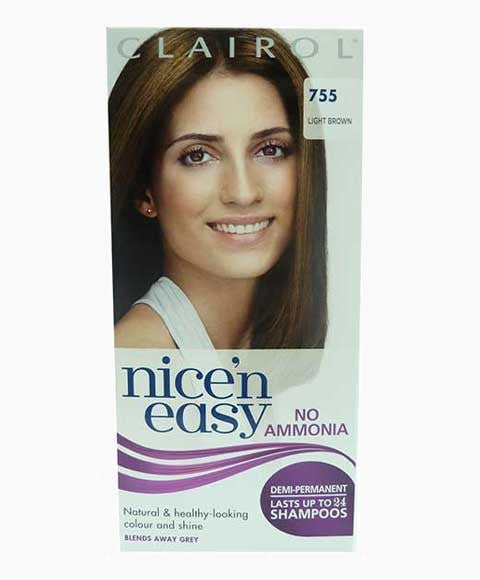 Clairol Nice N Easy Demi Permanent Color 755 Light Brown