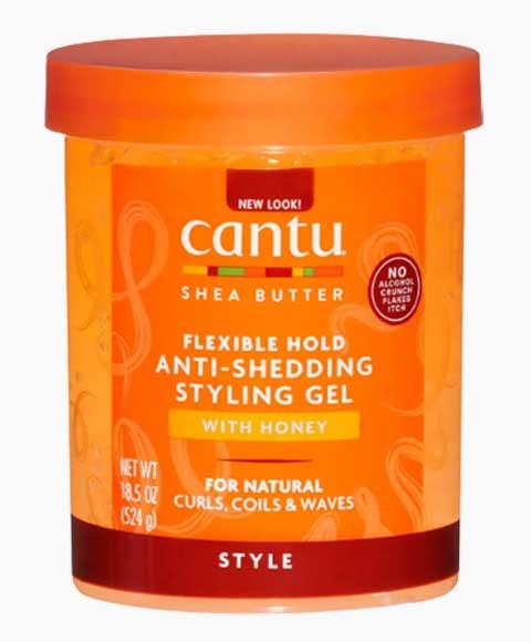 cantu hair products Cantu Shea Butter Flexible Hold Anti Shedding Styling Gel