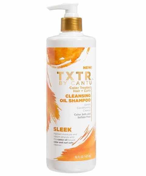 cantu hair products TXTR By Cantu Sleek Cleansing Oil Shampoo