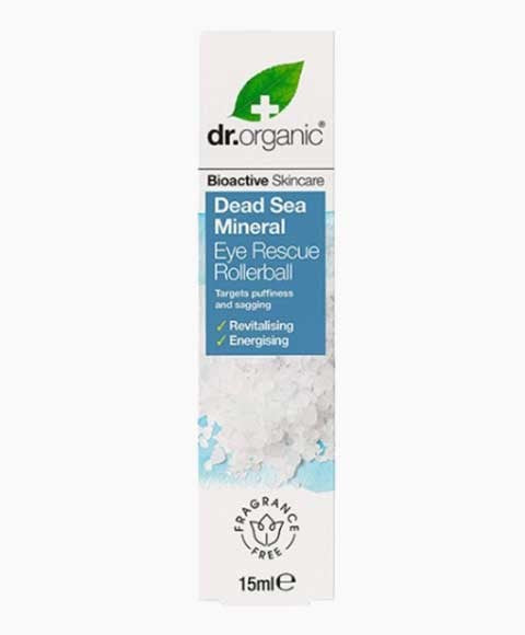 Dr Organic Bioactive Skincare Dead Sea Mineral Eye Rescue Rollerball