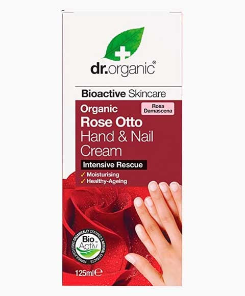 Dr Organic Bioactive Skincare Organic Rose Otto Hand And Nail Cream