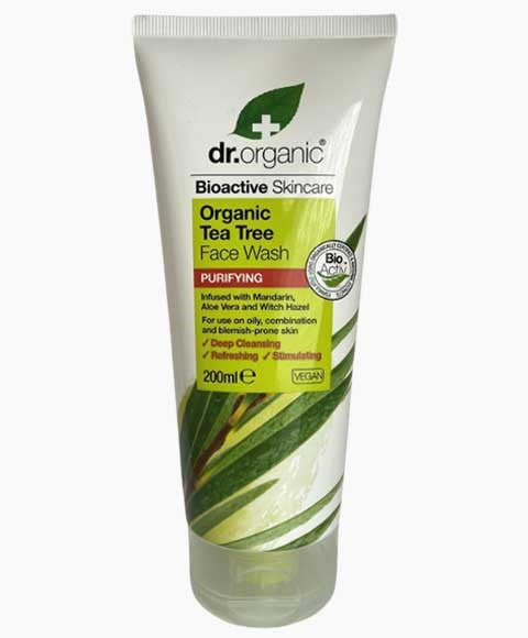 Dr Organic Bioactive Skincare Organic Tea Tree Face Wash