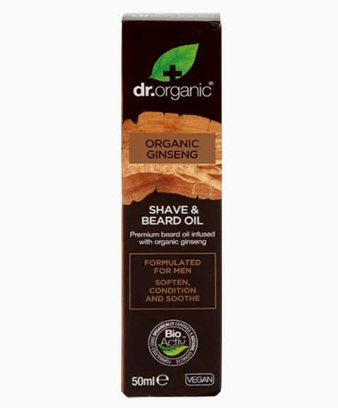 Dr Organic Organic Ginseng Shave And Beard Oil