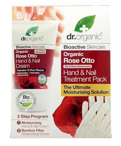 Dr Organic Bioactive Skincare Organic Rose Otto Hand And Nail Treatment