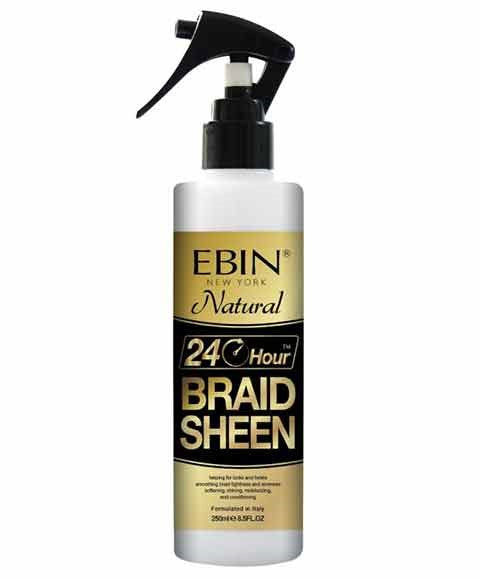 EBIN New York Argan Oil From Morocco 24 Hour Natural Braid Sheen Spray