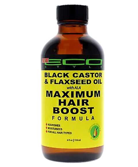 Ecoco Black Castor And Flaxseed Oil Maximum Hair Boost Formula