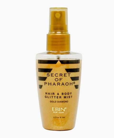 EBIN New York Secret Of Pharaoh Hair And Body Glitter Mist Gold Dimond