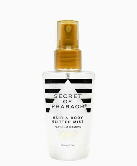 EBIN New York Secret Of Pharaoh Hair And Body Glitter Mist Platinum Dimond