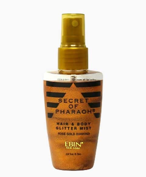 EBIN New York Secret Of Pharaoh Hair And Body Glitter Mist Rose Gold Dimond