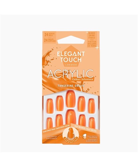 Elegant Touch  Acrylic Tangerine Dream