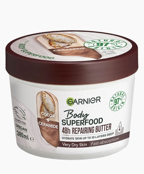 Garnier  Body Superfood Cocoa Plus Ceramide 48H Repairing Butter