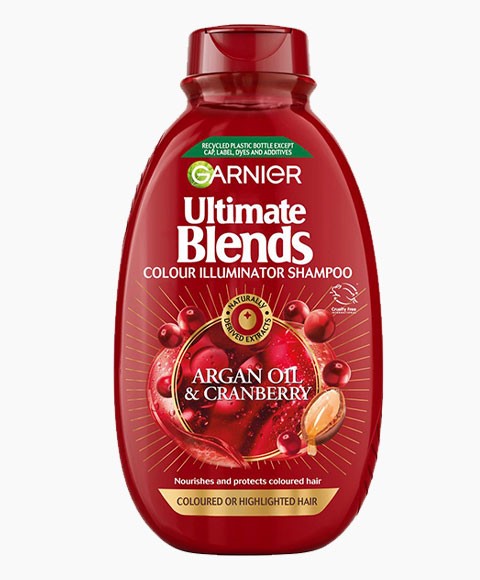 Garnier Ultimate Blends Argan Oil Cranberry Colour Illuminator Shampoo