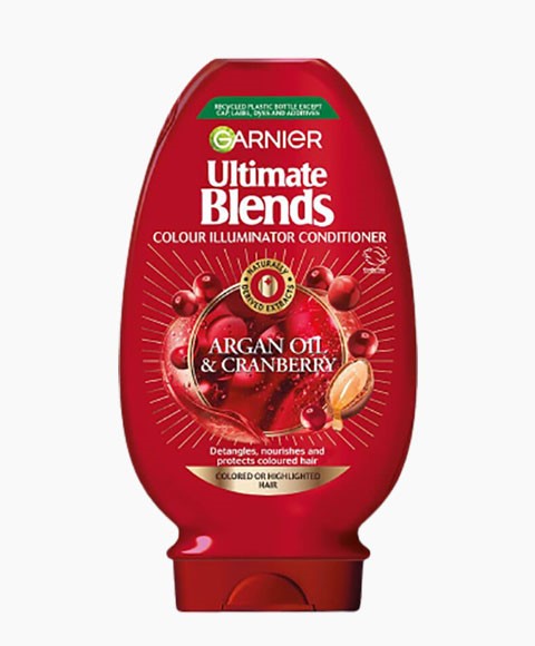 Garnier Ultimate Blends Argan Oil Cranberry Colour Illuminator Conditioner