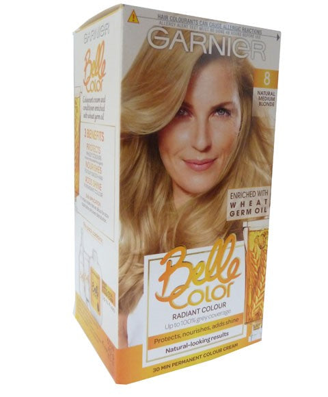 Garnier Belle Color Creme Permanent 8 Natural Medium Blonde