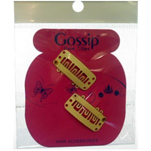 Gossip Cream Weaving 2Pcs Clips
