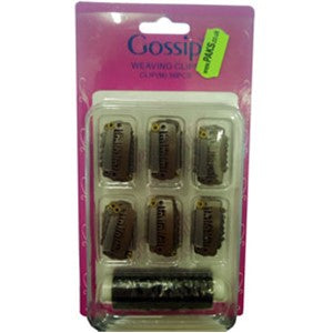 Gossip Brown Weaving 36Pcs Clips With Thread