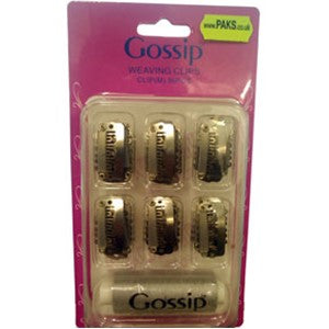 Gossip Silver Weaving 36Pcs Clips With Thread