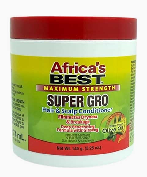 Africas Best  Maximum Strength Super Gro Hair And Scalp Conditioner