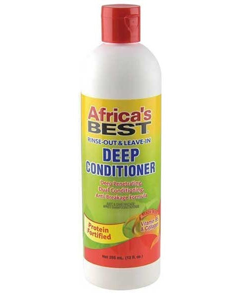 Africas Best  Rinse Out And Leave In Deep Conditioner