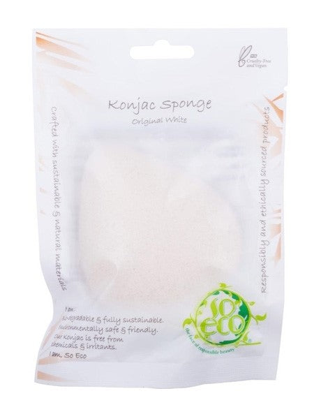 Invogue Konjac Sponge Original White