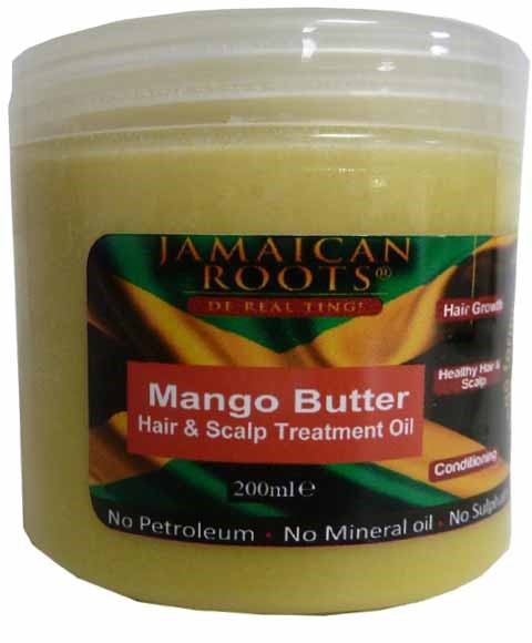 Jamaican Roots Mango Butter Hair And Scalp Treatment Oil