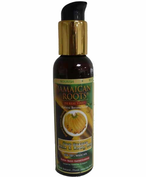 Jamaican Roots Pure Banana Skin And Body Oil