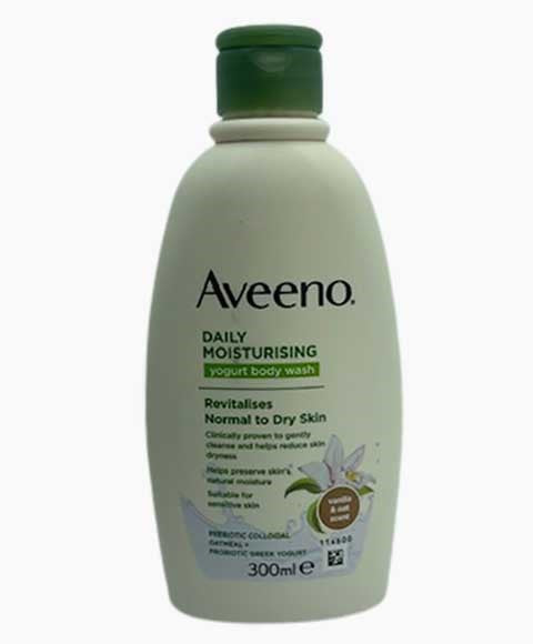 Johnson And Johnson Aveeno Daily Moisturizing Vanilla And Oat Scent Yogurt Body Wash