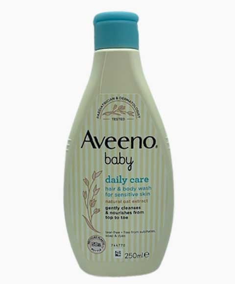 Johnson And Johnson Aveeno Baby Daily Care Hair And Body Wash For Sensitive Skin