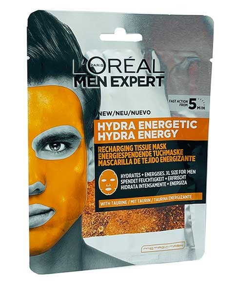 Loreal Men Expert Hydra Energetic Recharging Tissue Mask