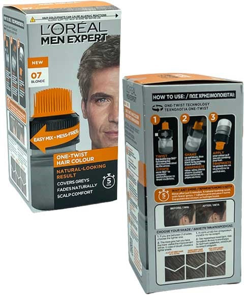 Loreal Men Expert One Twist Hair Colour 07 Blonde