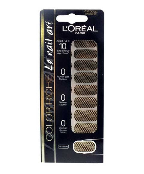 Loreal Color Riche Le Nail Art 010 Gold Lingerie