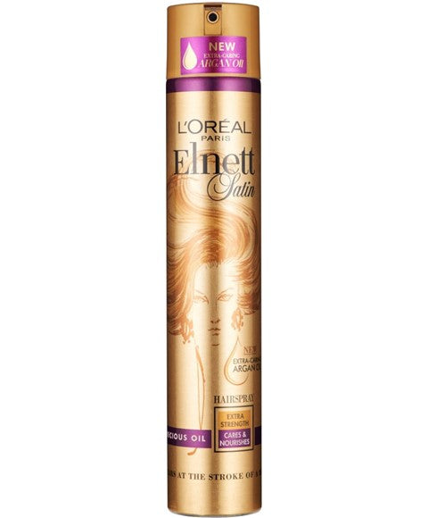 Loreal Elnett Satin Extra Strength Hairspray With Precious Oil
