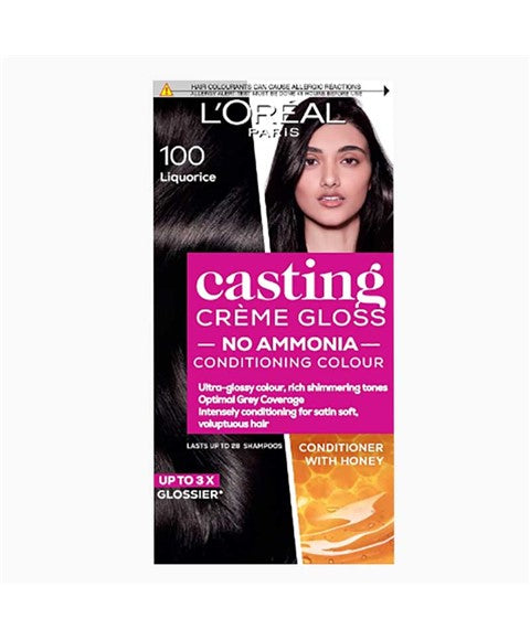 loreal Casting Creme Gloss Conditioning Color 100 Liquorice