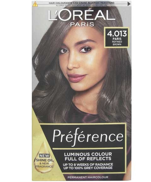 Loreal Preference Infinia Permanent Color 4.013 Paris