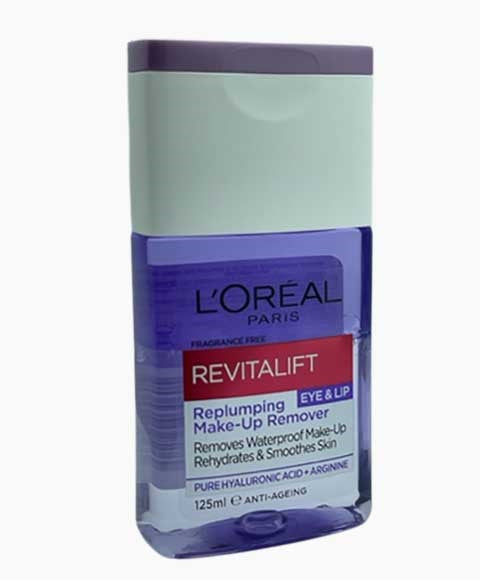 Loreal Revitalift Replumping Eye And Lip Make Up Remover