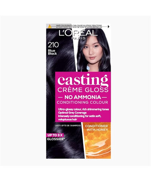 loreal Casting Creme Gloss Conditioning Color 210 Blue Black