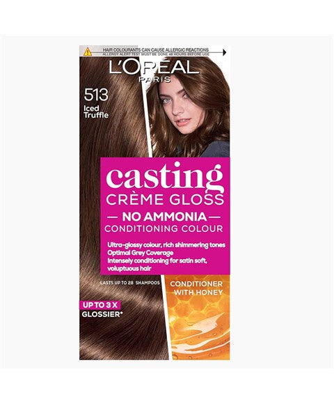 loreal Casting Creme Gloss Conditioning Color 513 Iced Truffle