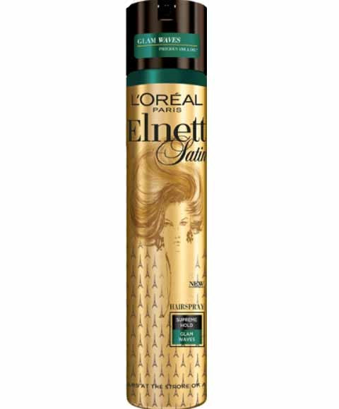 Loreal Elnett Satin Supreme Hold Glam Waves Hairspray
