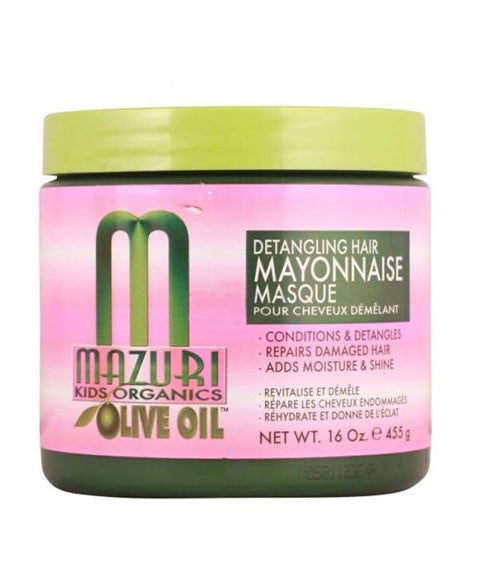 Mazuri Kids Olive Oil Detangling Hair Mayonnaise Masque