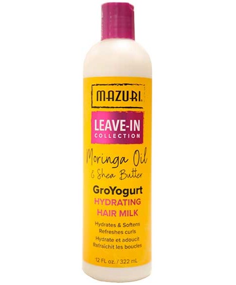 Mazuri Leave In Collection Groyogurt Hydrating Hair Milk