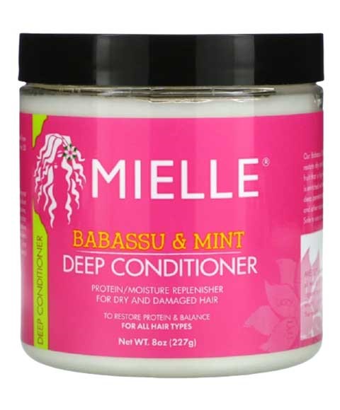 Mielle  Organics Babassu Oil Mint Deep Conditioner 