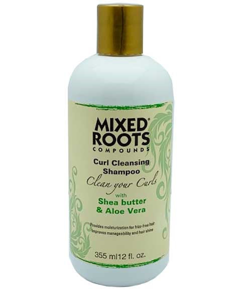 Mixed Roots Compounds Curls Cleansing Shampoo With Shea Butter And Aloe Vera