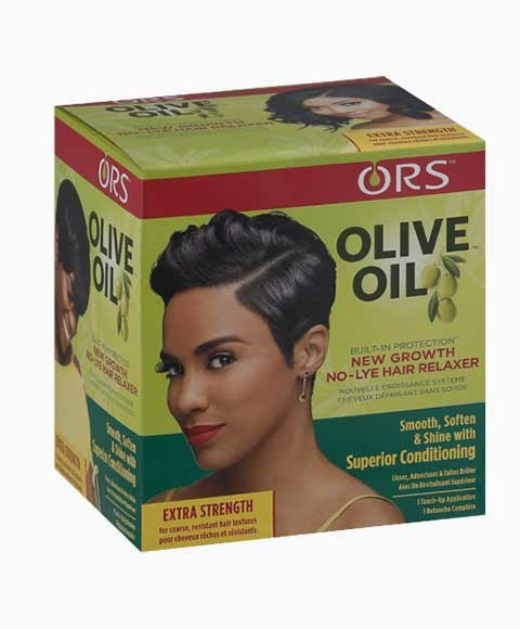 Organic Root Stimulator ORS Olive Oil New Growth No Lye Relaxer Extra Strength