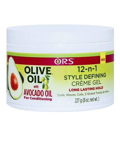 Organic Root Stimulator ORS Olive Oil With Avocado Oil 12 In1 Style Defining Creme Gel
