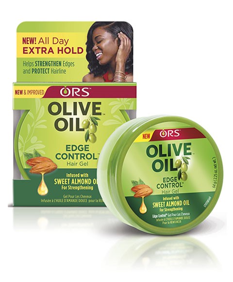 Organic Root Stimulator ORS Olive Oil With Sweet Almond Oil Extra Hold Edge Control Gel