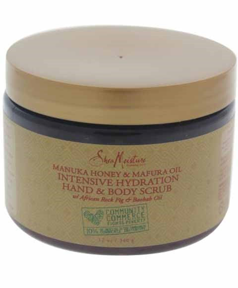 Shea Moisture Manuka Honey And Mafura Oil Intensive Hydration Hand And Body Scrub
