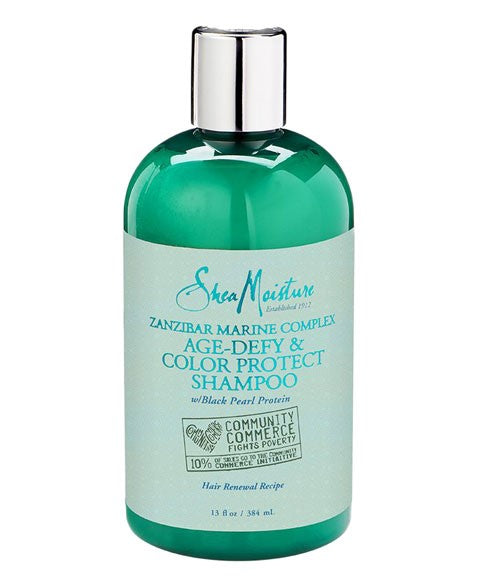 shea moisture Zanzibar Marine Complex Age Defy And Color Protect Shampoo