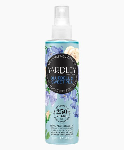 Yardley Bluebell And Sweet Pea Moisturising Body Mist