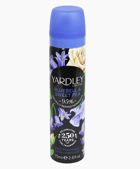 Yardley Bluebell And Sweet Pea Body Fragrance Spray