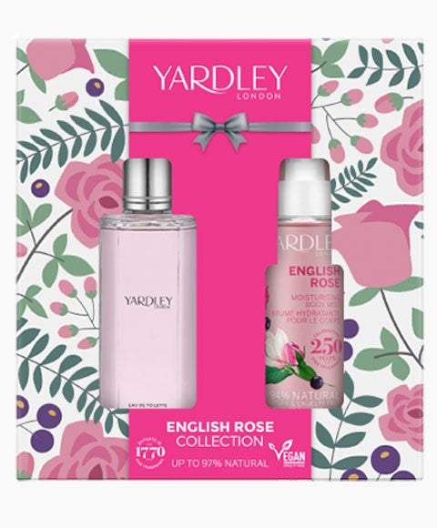 Yardley English Rose Collection EDT And Body Mist Gift Set
